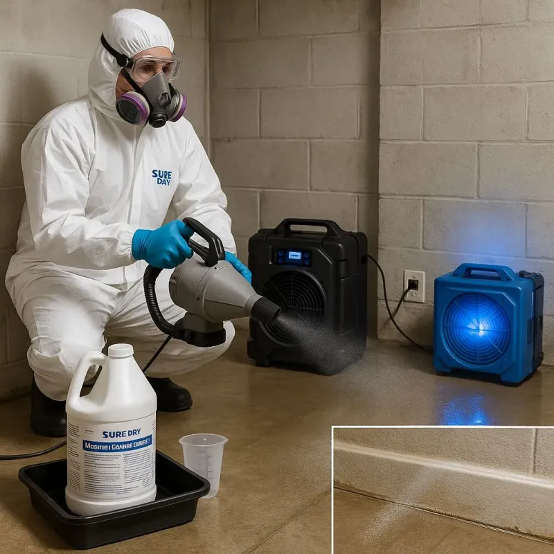Sanitization and Odor Removal process in Gifford, FL